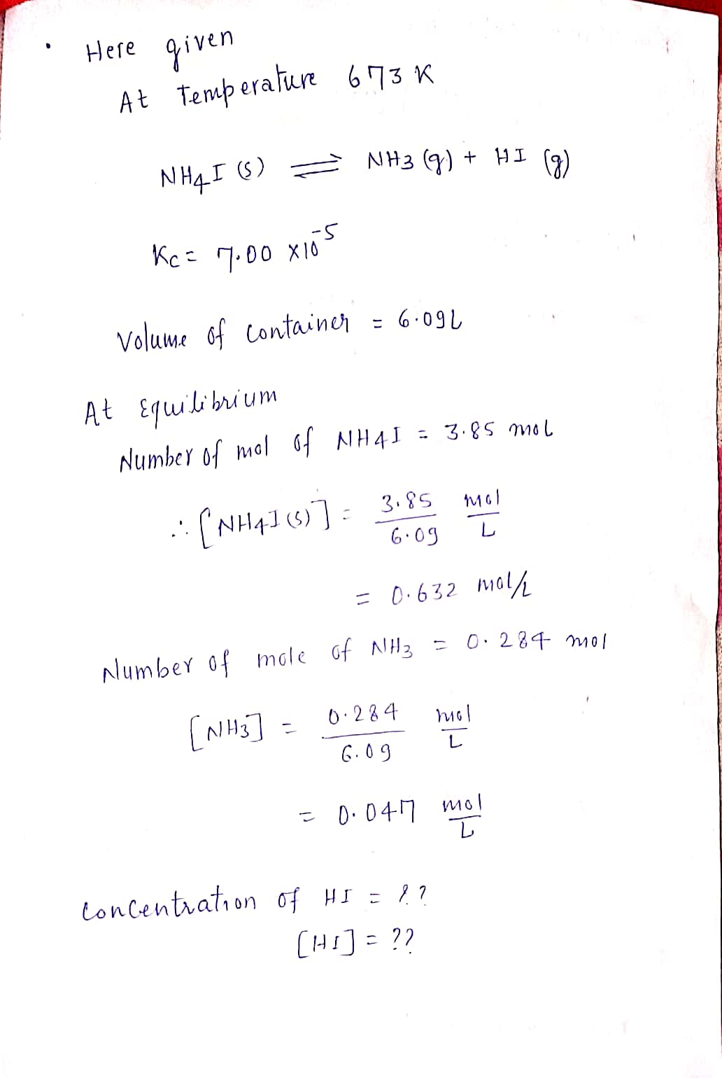 Chemistry homework question answer, step 1, image 1